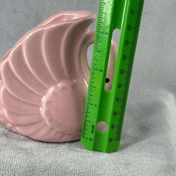 Vintage Pink Ceramic Swan Planter Vase Decor Housewares Container Trinket Dish - Picture 7 of 16